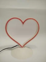 Kalp LED Masaüstü Lamba - Görsel 2