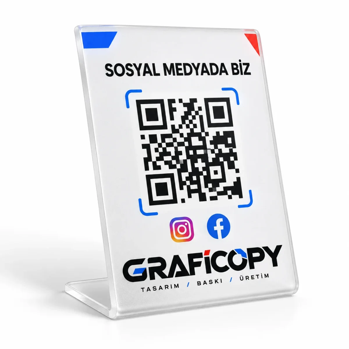 Sosyal Medya QR Standı - Görsel 3