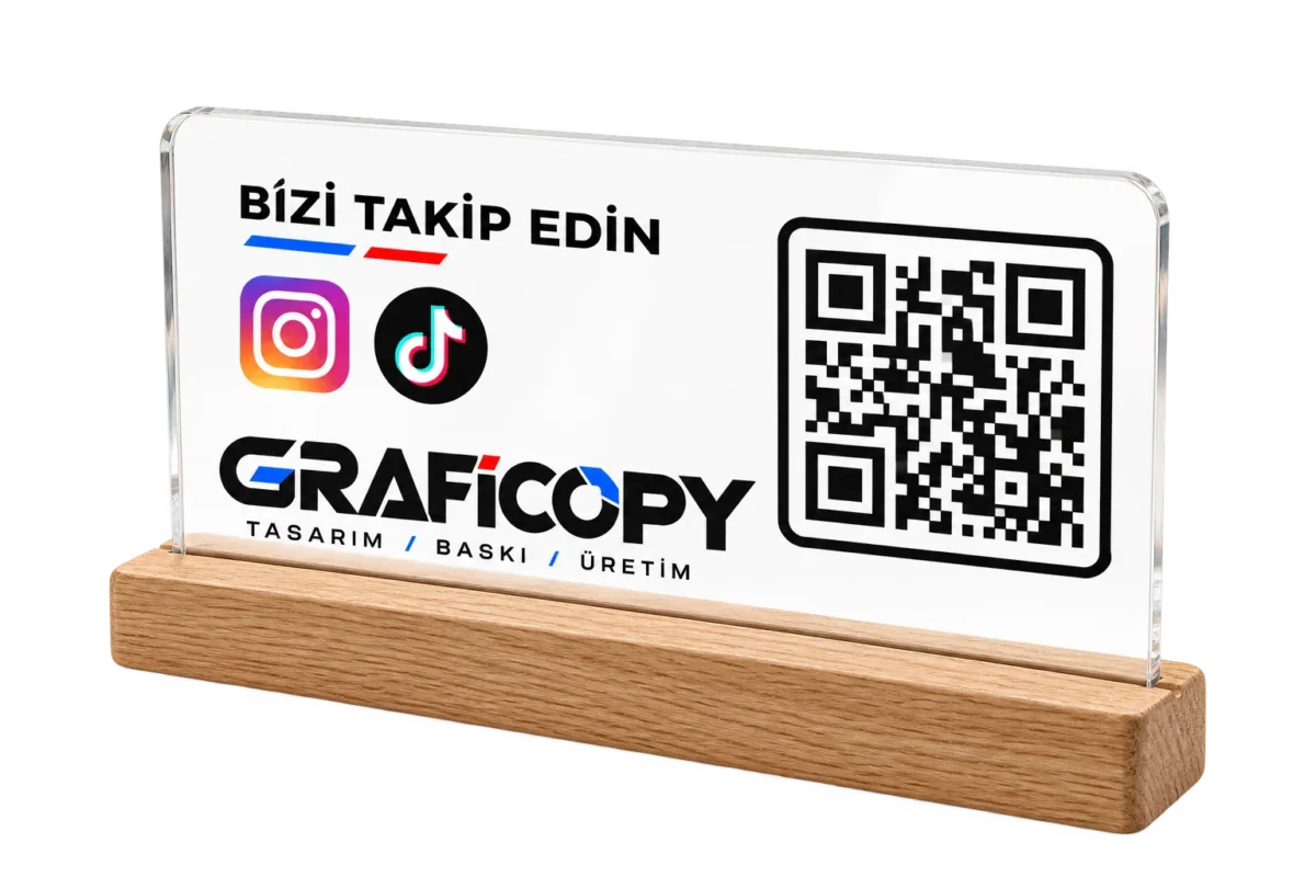Sosyal Medya QR Standı - Görsel 4