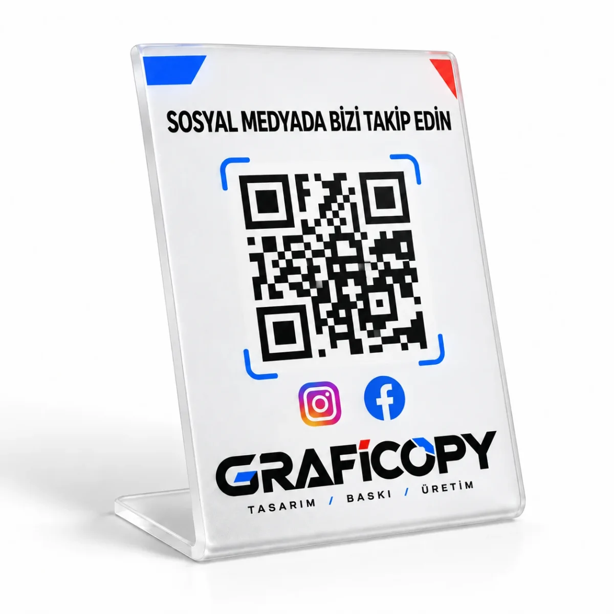 Sosyal Medya QR Standı