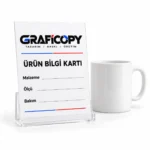 Ürün Bilgi Kartı ve Karton Etiket - Görsel 3