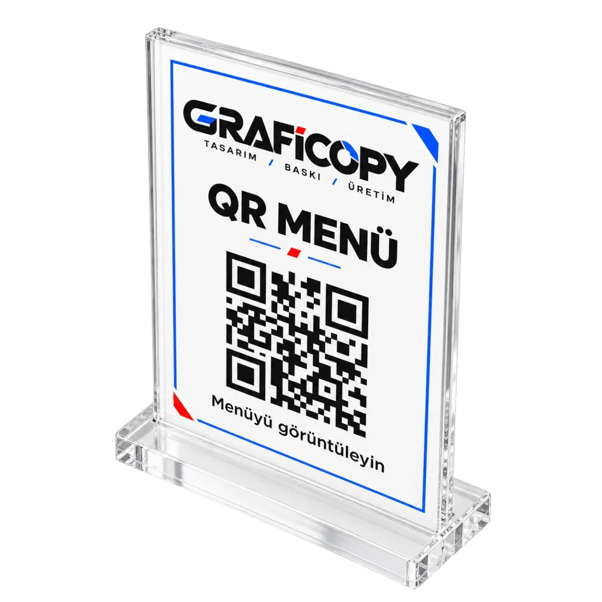 Masaüstü QR Menü Standı - Görsel 3