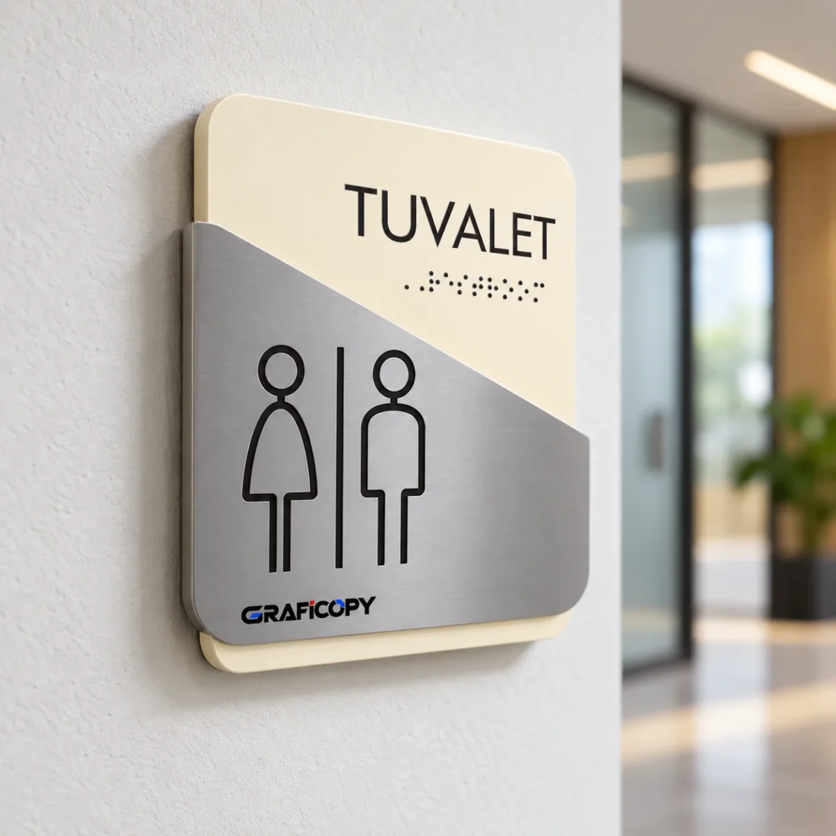 VİRA Katmanlı WC Kapı Tabelası