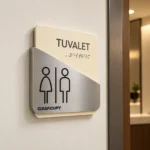 VİRA Katmanlı WC Kapı Tabelası - Görsel 3