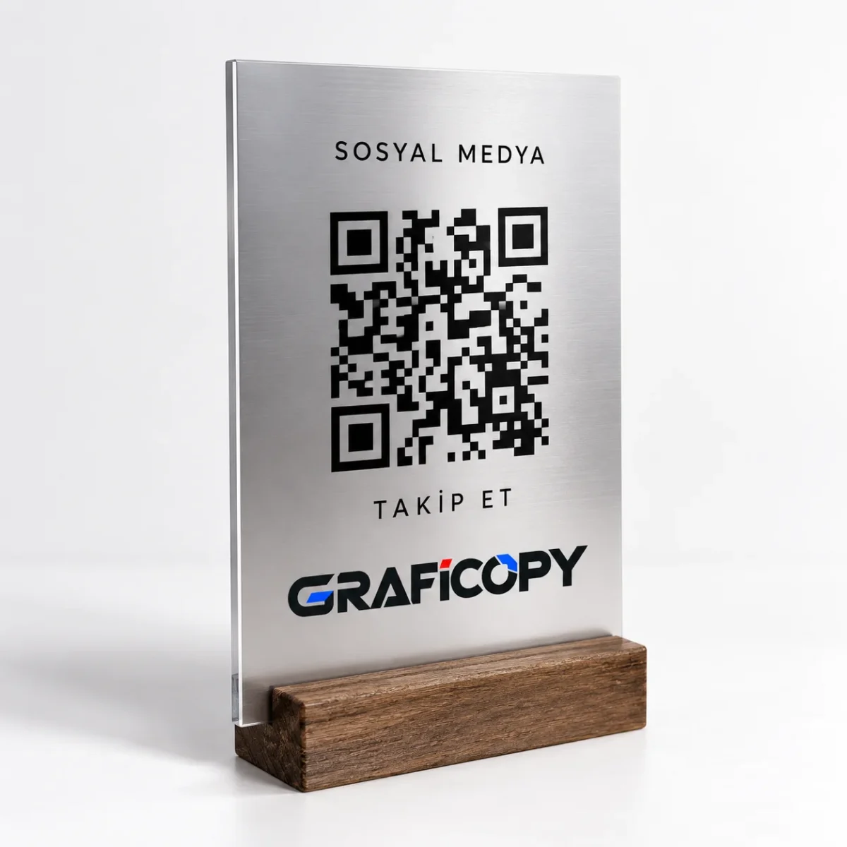 VİZEKOD Sosyal Medya QR Standı - Görsel 2