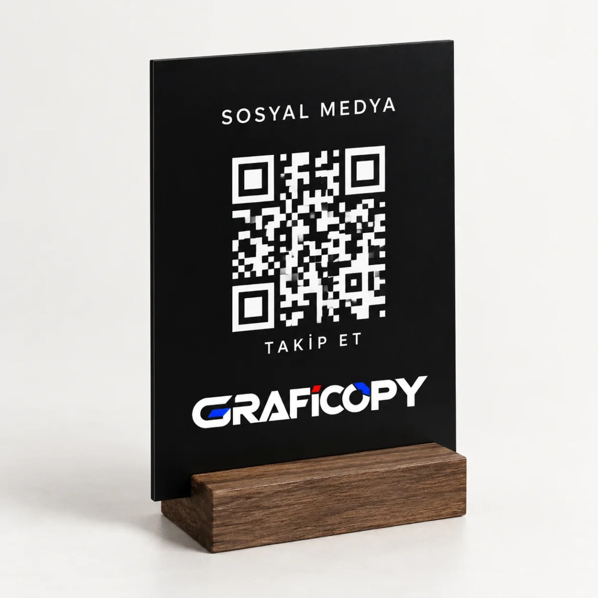 VİZEKOD Sosyal Medya QR Standı - Görsel 3