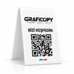 PRİZMA QR Menü ve Sosyal Medya Standı - Görsel 3