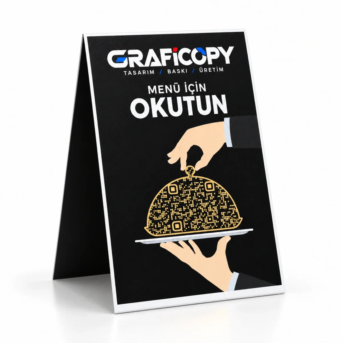 SERVİS A Tipi QR Menü Standı - Görsel 3