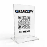 SAYORA Şeffaf QR Menü Standı - Görsel 3